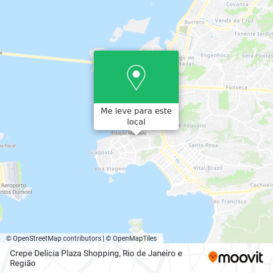 Crepe Delícia Plaza Shopping mapa