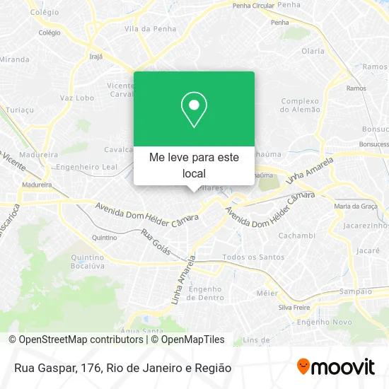 Rua Gaspar, 176 mapa