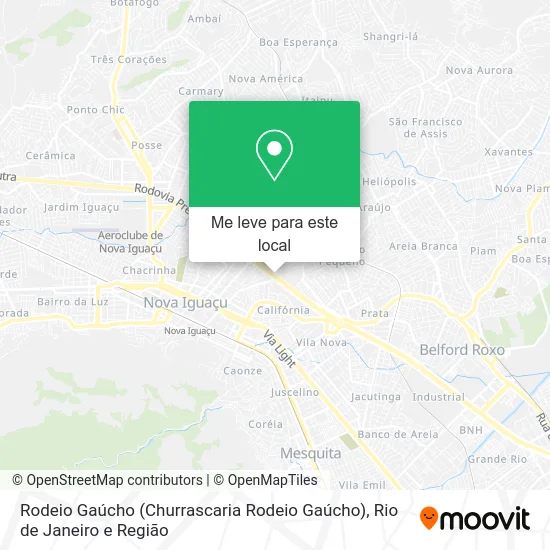 Rodeio Gaúcho (Churrascaria Rodeio Gaúcho) mapa
