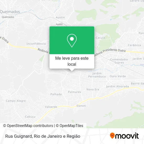 Rua Guignard mapa