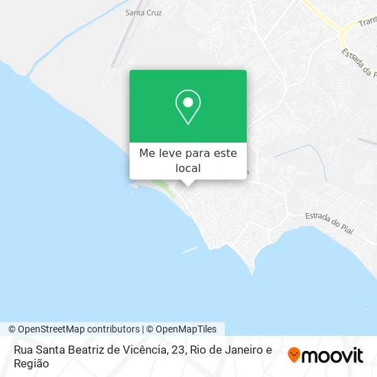 Rua Santa Beatriz de Vicência, 23 mapa