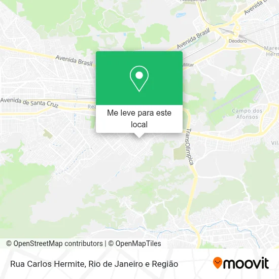 Rua Carlos Hermite mapa