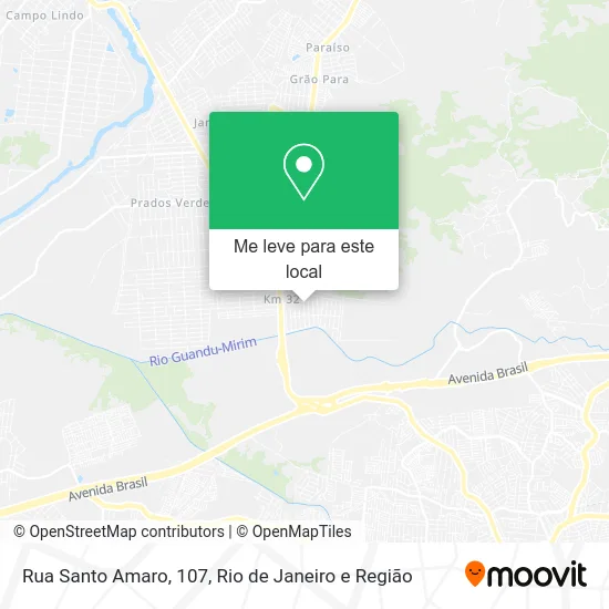 Rua Santo Amaro, 107 mapa