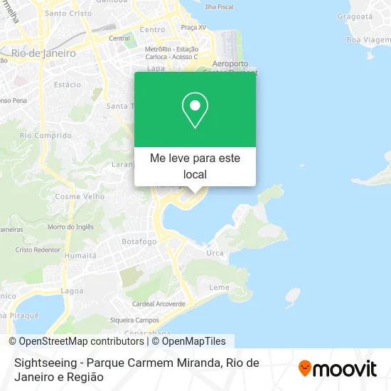 Sightseeing - Parque Carmem Miranda mapa