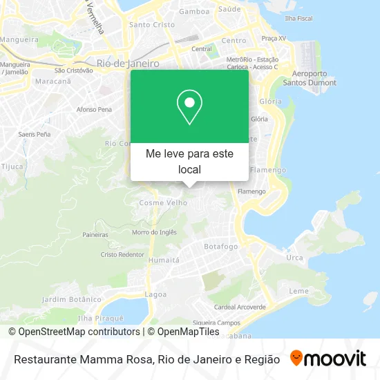 Restaurante Mamma Rosa mapa