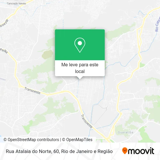 Rua Atalaia do Norte, 60 mapa