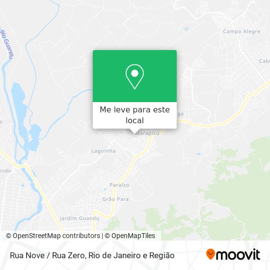 Rua Nove / Rua Zero mapa