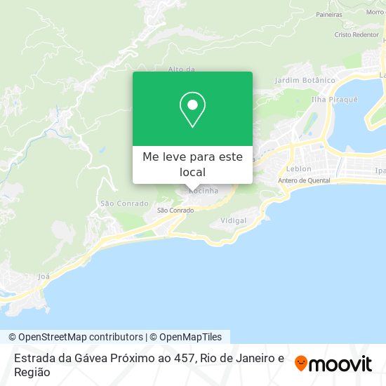 Estrada da Gávea Próximo ao 457 mapa