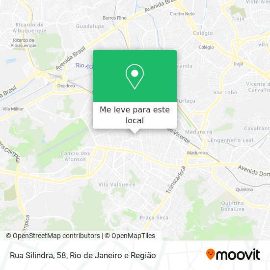 Rua Silindra, 58 mapa