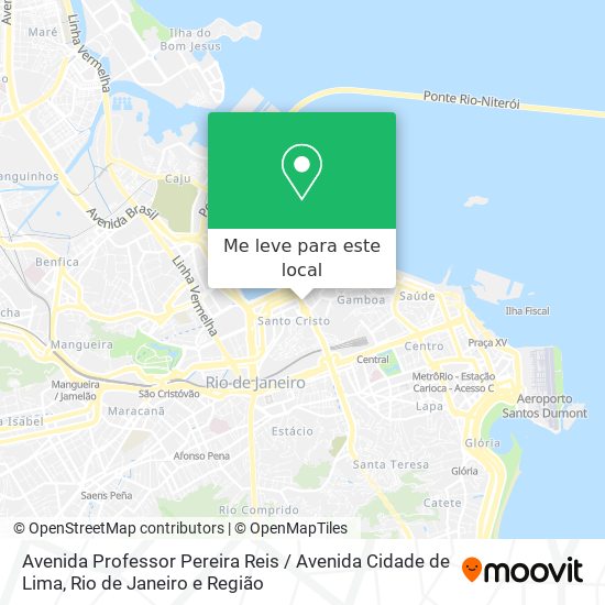 Avenida Professor Pereira Reis / Avenida Cidade de Lima mapa