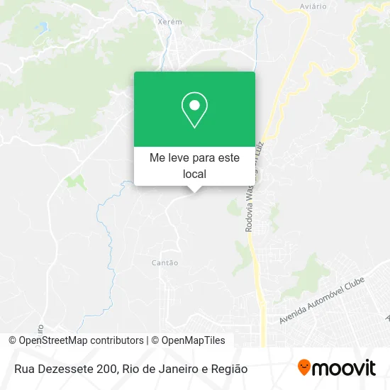 Rua Dezessete 200 mapa