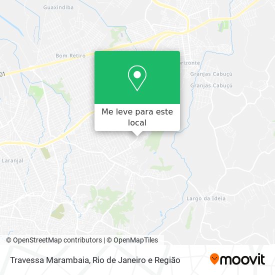 Travessa Marambaia mapa