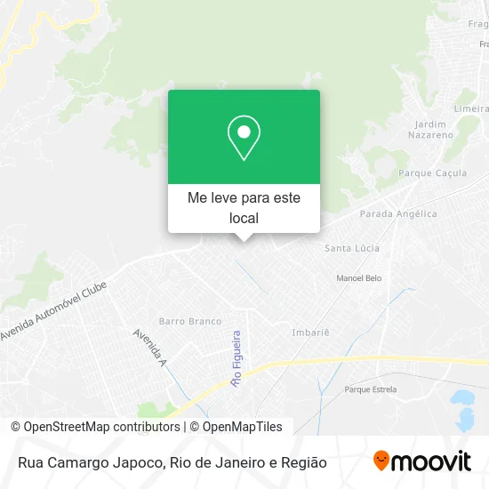 Rua Camargo Japoco mapa