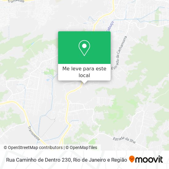 Rua Caminho de Dentro 230 mapa