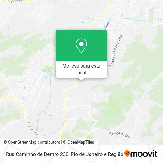 Rua Caminho de Dentro 230 mapa