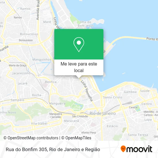 Rua do Bonfim 305 mapa