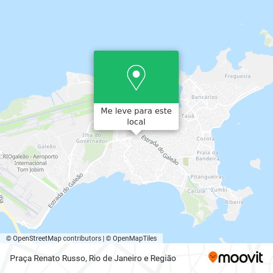 Praça Renato Russo mapa