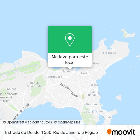 Estrada do Dendê, 1560 mapa