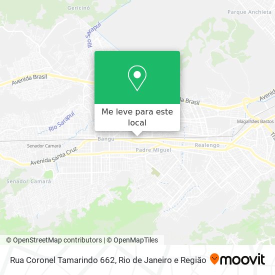 Rua Coronel Tamarindo 662 mapa