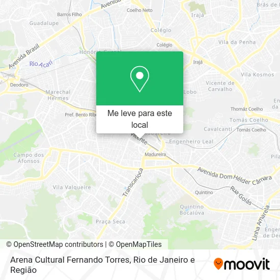 Arena Cultural Fernando Torres mapa