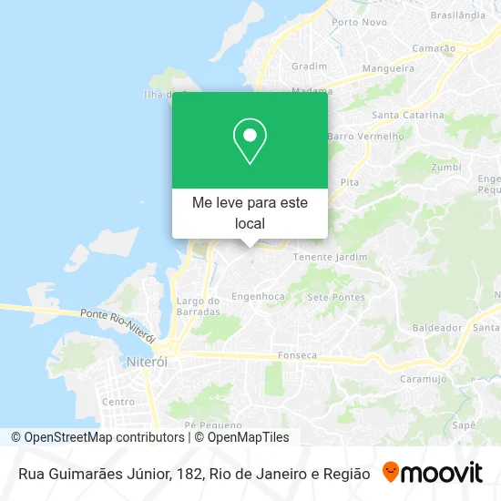 Rua Guimarães Júnior, 182 mapa