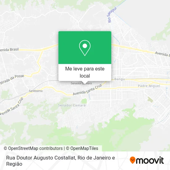 Rua Doutor Augusto Costallat mapa