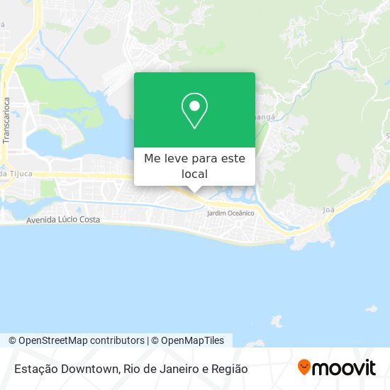 Estação Downtown mapa