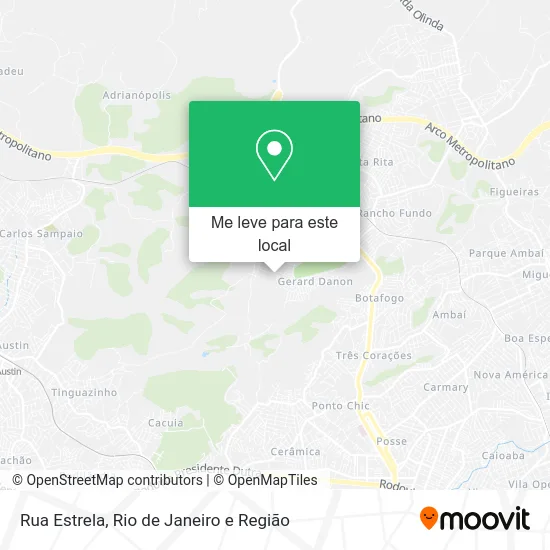 Rua Estrela mapa