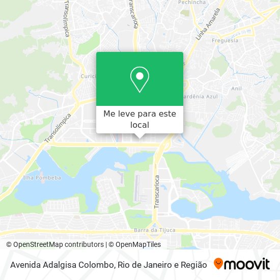 Avenida Adalgisa Colombo mapa