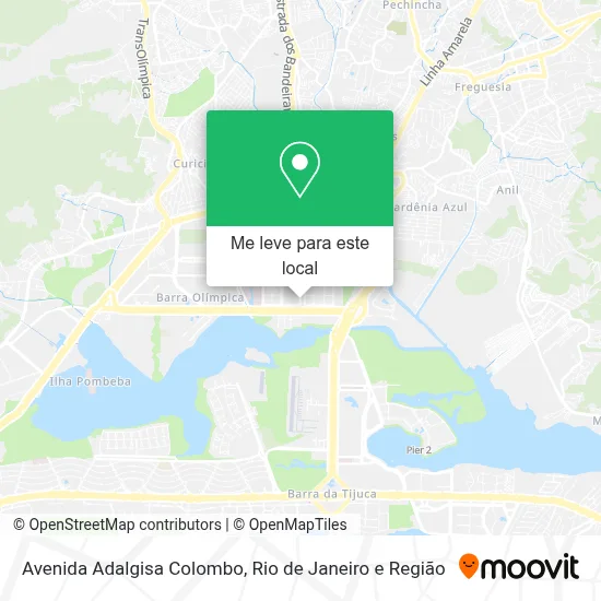 Avenida Adalgisa Colombo mapa