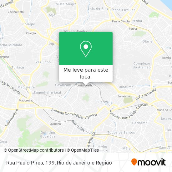Rua Paulo Pires, 199 mapa
