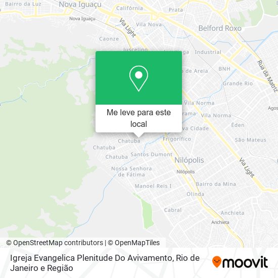 Igreja Evangelica Plenitude Do Avivamento mapa