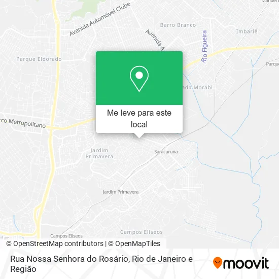 Rua Nossa Senhora do Rosário mapa