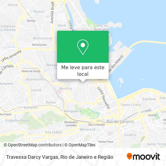 Travessa Darcy Vargas mapa