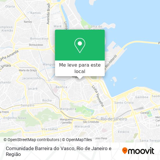 Comunidade Barreira do Vasco mapa
