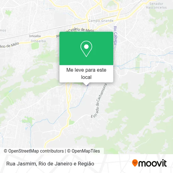 Rua Jasmim mapa