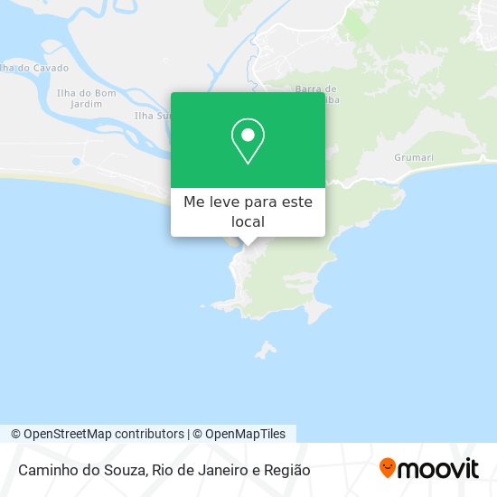 Caminho do Souza mapa