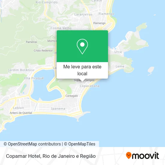 Copamar Hotel mapa