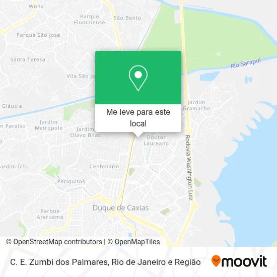 C. E. Zumbi dos Palmares mapa