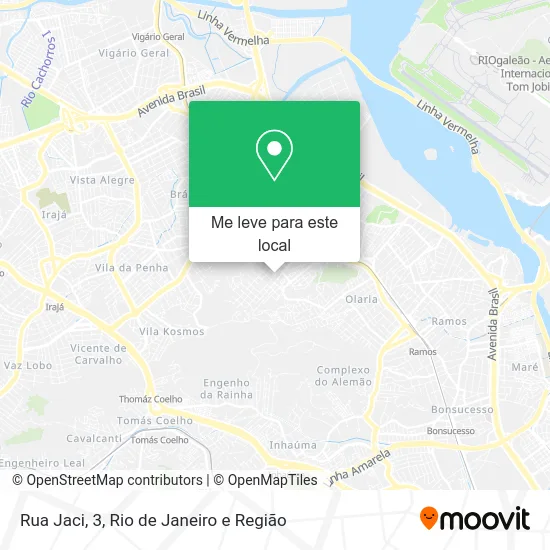 Rua Jaci, 3 mapa