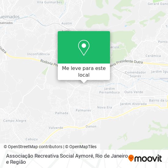 Associação Recreativa Social Aymoré mapa
