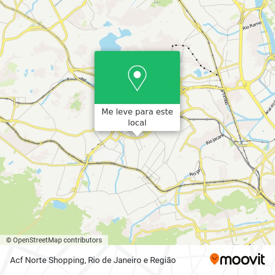 Acf Norte Shopping mapa