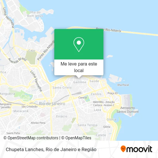 Chupeta Lanches mapa
