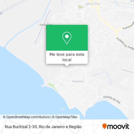 Rua Buritizal 2-30 mapa