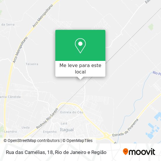 Rua das Camélias, 18 mapa