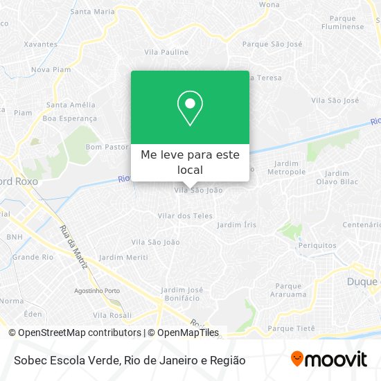 Sobec Escola Verde mapa