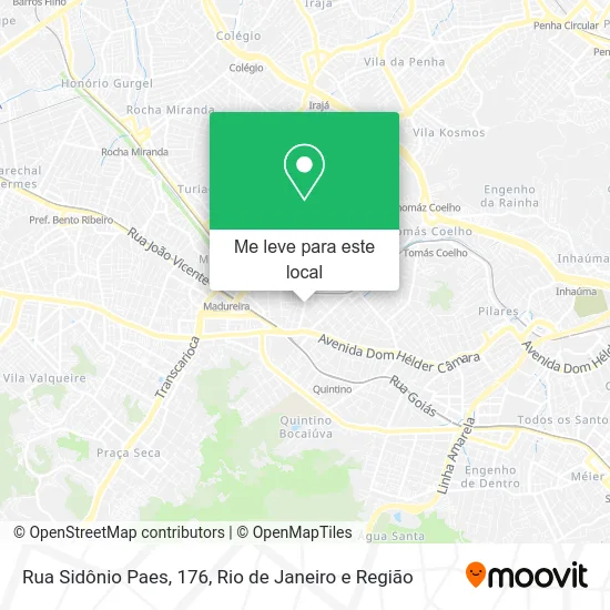 Rua Sidônio Paes, 176 mapa