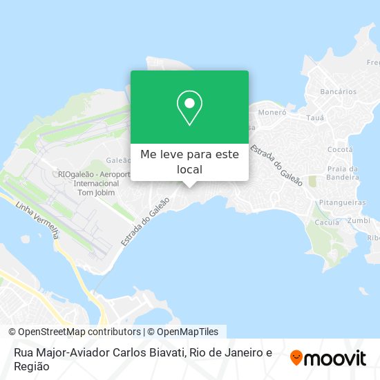 Rua Major-Aviador Carlos Biavati mapa