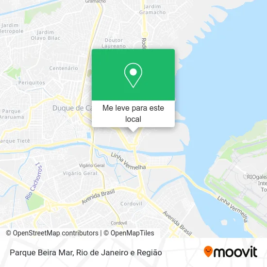 Parque Beira Mar mapa
