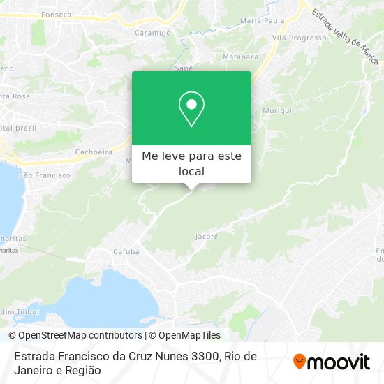 Estrada Francisco da Cruz Nunes 3300 mapa